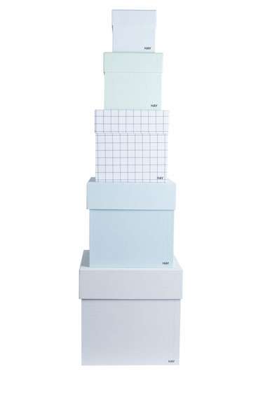 Charming storage boxes in soft hues