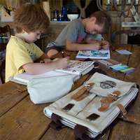 Inspire creativity with a drawing backpack
