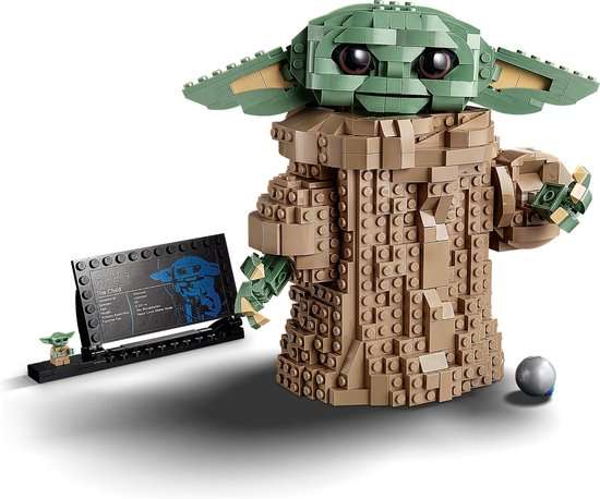 Playful Baby Yoda LEGO Set