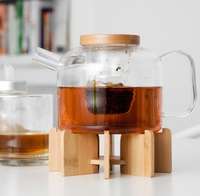 Lotus Teapot with Bamboo Stand