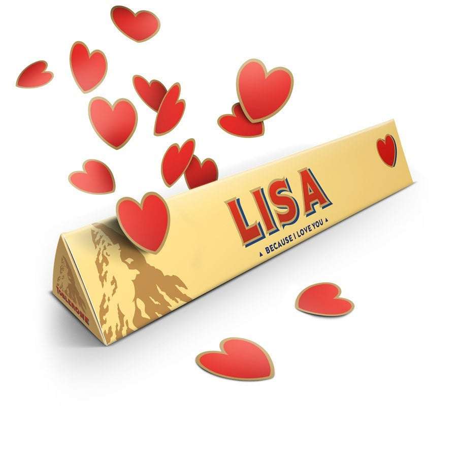 Personalized Toblerone of Love