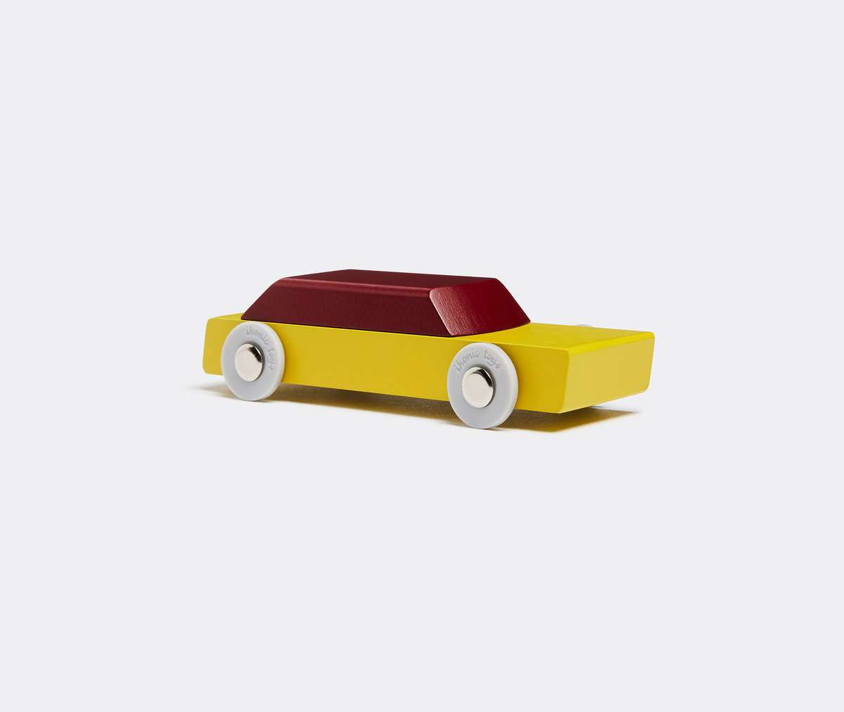 Crisp Duotone Wooden Family Car