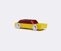 Crisp Duotone Wooden Family Car